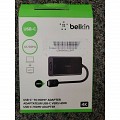 Cáp Chuyển USB-C to HDMI Belkin F2CU038BTBLK