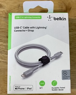 Belkin cáp USB-C to Lightning bện dù chống đứt 1.5m